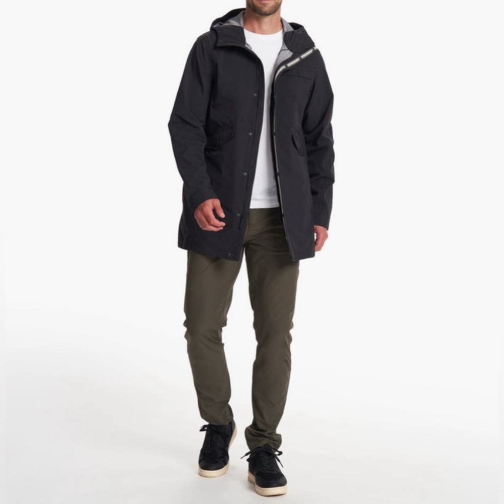 Vuori Palisades Lomg Rain Jacket NWT Balsam